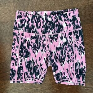 Zella Printed Biker Shorts